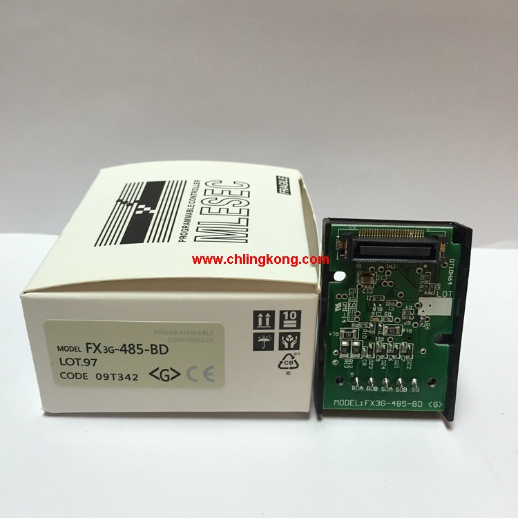 三菱 RS-485擴(kuò)展板 FX3G-485-BD