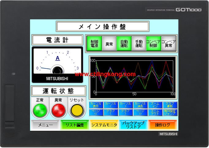 三菱 10.4英寸觸摸屏 GT1675-VNBA