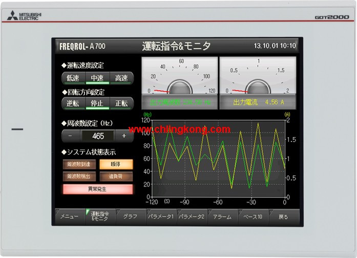 三菱 10.4英寸觸摸屏 GT2710-VTWA-GF