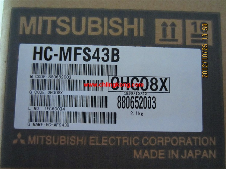 三菱 低慣量小功率電機(jī) HC-MFS43B